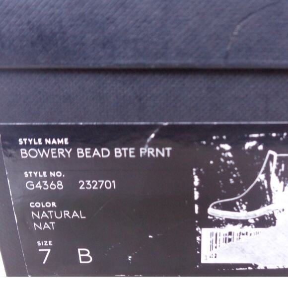 Coach Bowery Bead Snakeskin Natural G4368 Chelse Ankle Boot Womens Size 7B - Picture 8 of 8